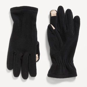 NWT OLD NAVY Text-Friendly Performance Fleece Gloves  Color: Blackjack